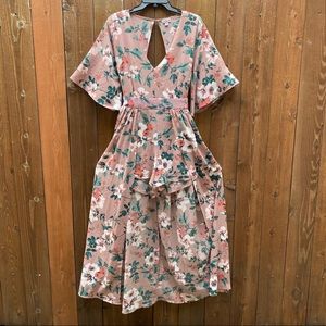 J is for Justify romper/dress, lovely blush floral, size XL